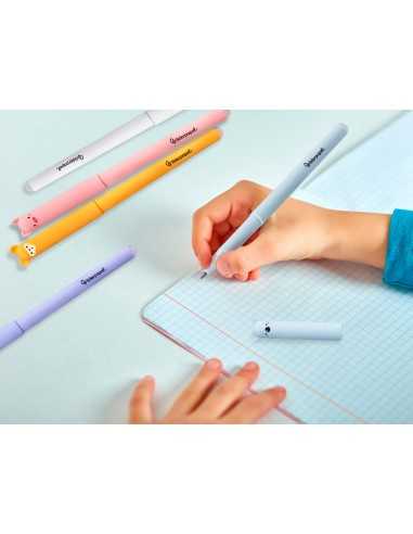 Boligrafo fantasia liderpapel animal town koala tinta azul borrable punta 1 mm