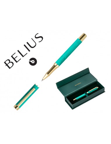 Roller belius wild west aluminio color verde dorado tinta color negro caja de diseño