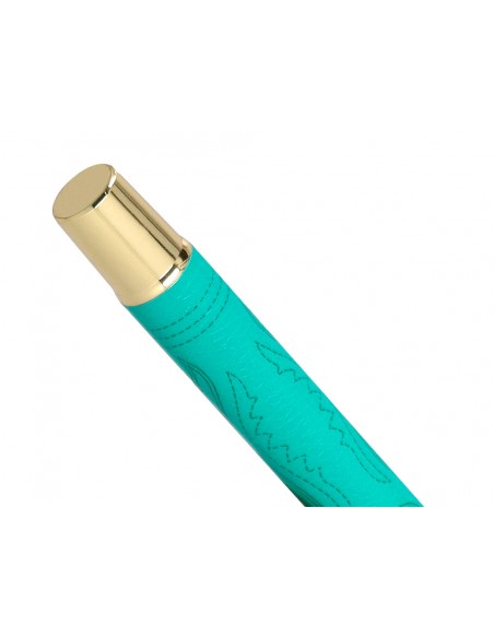Roller belius wild west aluminio color verde dorado tinta color negro caja de diseño