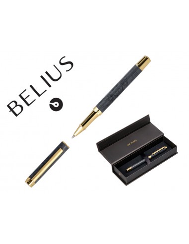 Roller belius wild west aluminio color negro dorado tinta color negro caja de diseño