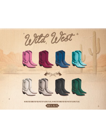 Roller belius wild west aluminio color negro dorado tinta color negro caja de diseño