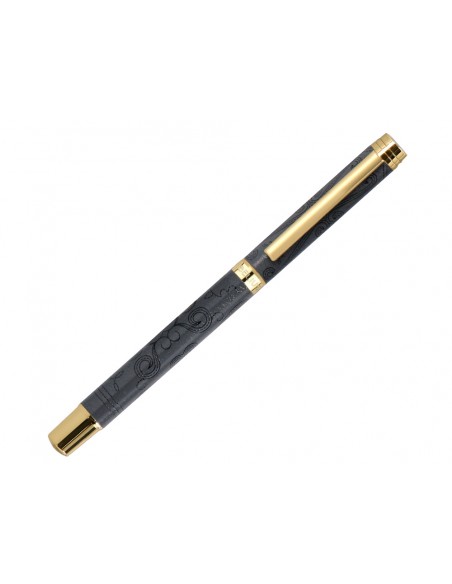 Roller belius wild west aluminio color negro dorado tinta color negro caja de diseño
