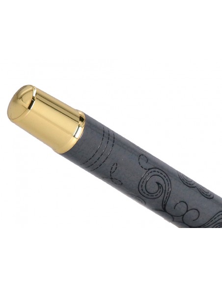 Roller belius wild west aluminio color negro dorado tinta color negro caja de diseño