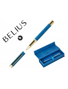 Roller belius wild west aluminio color azul marino dorado tinta color negro caja de diseño