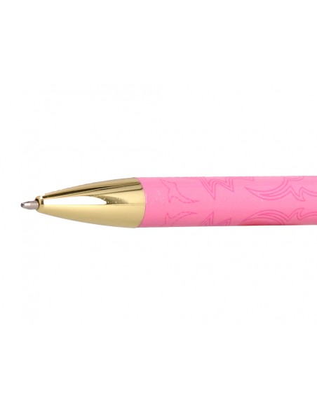 Boligrafo belius wild west aluminio color rosa dorado tinta color azul caja de diseño