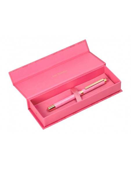 Roller belius wild west aluminio color rosa dorado tinta color negro caja de diseño