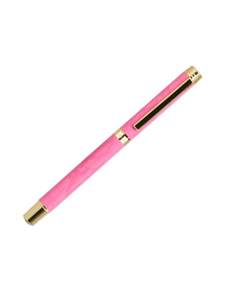 Roller belius wild west aluminio color rosa dorado tinta color negro caja de diseño