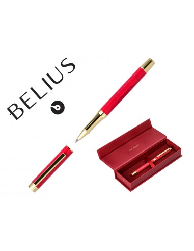 Roller belius wild west aluminio color granate dorado tinta color negro caja de diseño