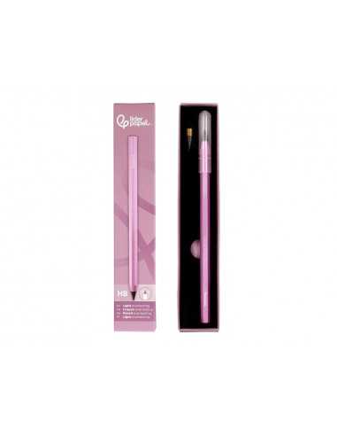 Lapiz de grafito infinito liderpapel aluminio hexagonal rosa ultra resistente 1 punta de recambio