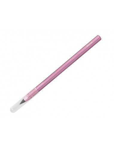 Lapiz de grafito infinito liderpapel aluminio hexagonal rosa ultra resistente 1 punta de recambio