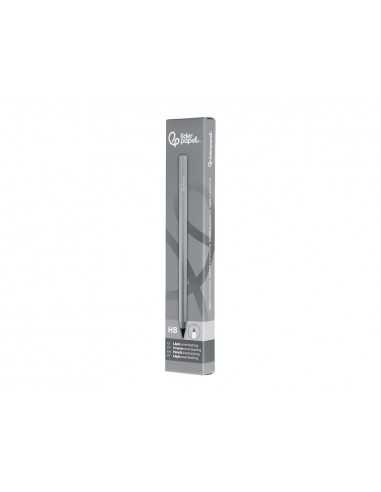 Lapiz de grafito infinito liderpapel aluminio hexagonal plateado ultra resistente 1 punta de recambio