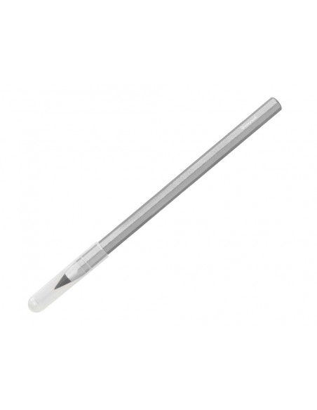Lapiz de grafito infinito liderpapel aluminio hexagonal plateado ultra resistente 1 punta de recambio