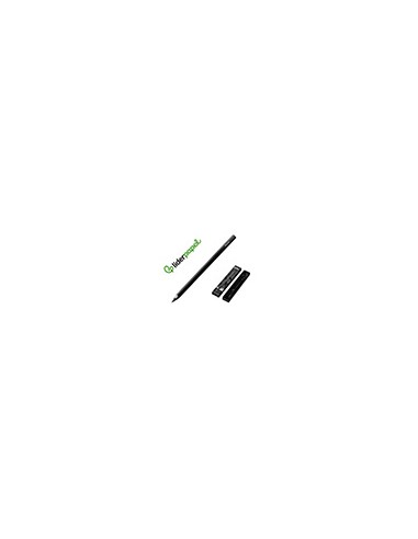Lapiz de grafito infinito liderpapel aluminio hexagonal negro ultra resistente 1 punta de recambio