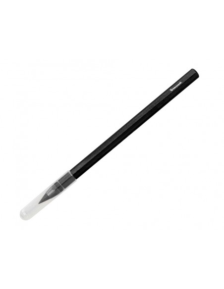 Lapiz de grafito infinito liderpapel aluminio hexagonal negro ultra resistente 1 punta de recambio