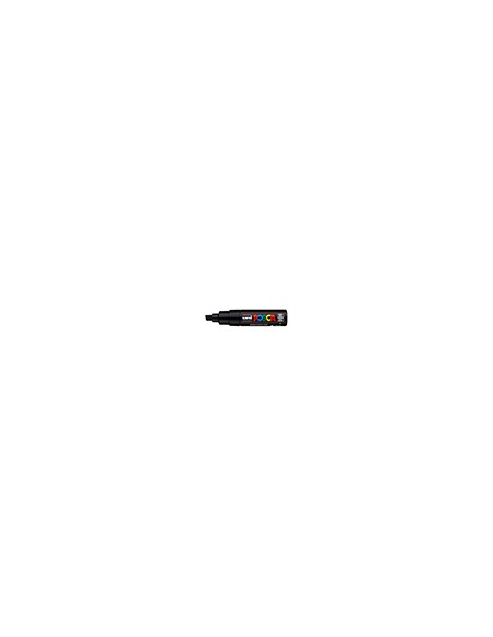 Rotulador uni posca pc-8k marcador de pintura punta biselada 8 mm negro
