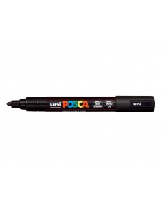 Rotulador uni posca pc-5m marcador de pintura punta conica 1,8-2,5 mm negro