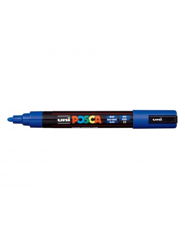 Rotulador uni posca pc-5m marcador de pintura punta conica 1,8-2,5 mm azul