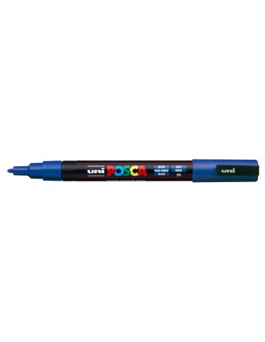 Rotulador uni posca pc-3m marcador de pintura punta conica 0,9-1,3 mm azul