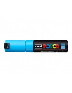 Rotulador uni posca pc-8k azul claro