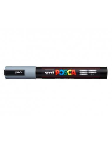 Rotulador uni posca pc-5m gris