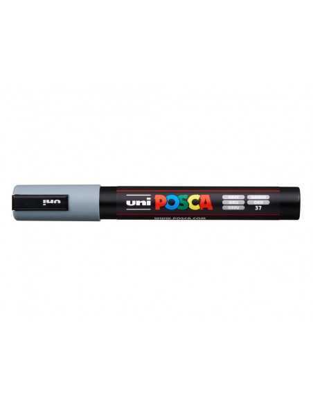 Rotulador uni posca pc-5m gris