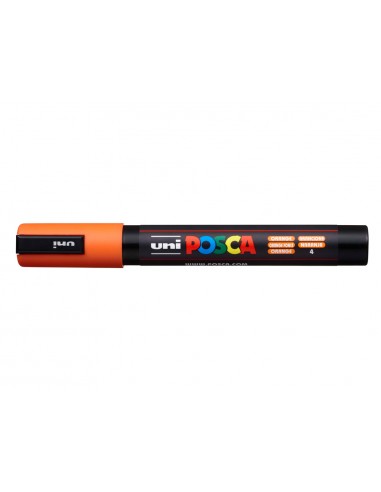 Rotulador uni posca pc-5m naranja