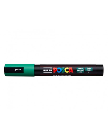 Rotulador uni posca pc-5m verde