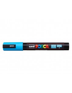 Rotulador uni posca pc-5m azul claro