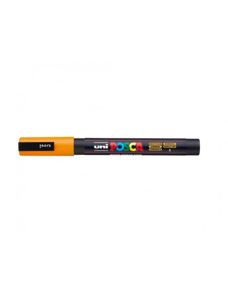 Rotulador uni posca pc-3m naranja medio