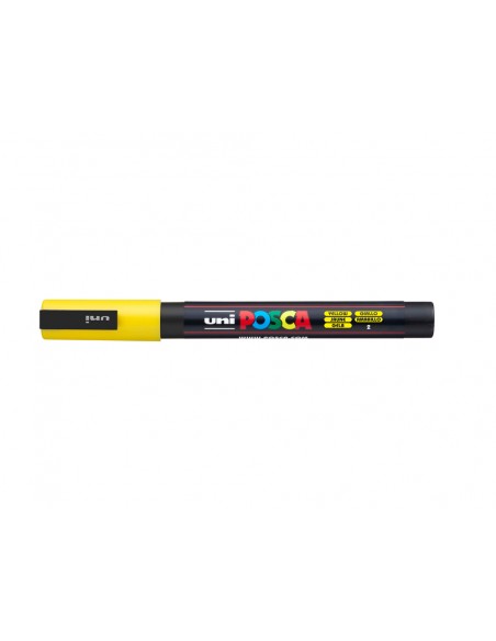 Rotulador uni posca pc-3m amarillo