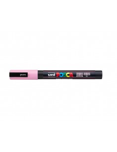 Rotulador uni posca pc-3m rosa claro