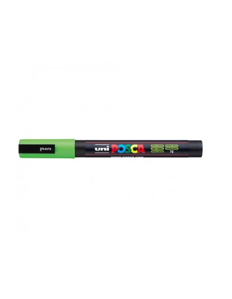 Rotulador uni posca pc-3m verde manzana