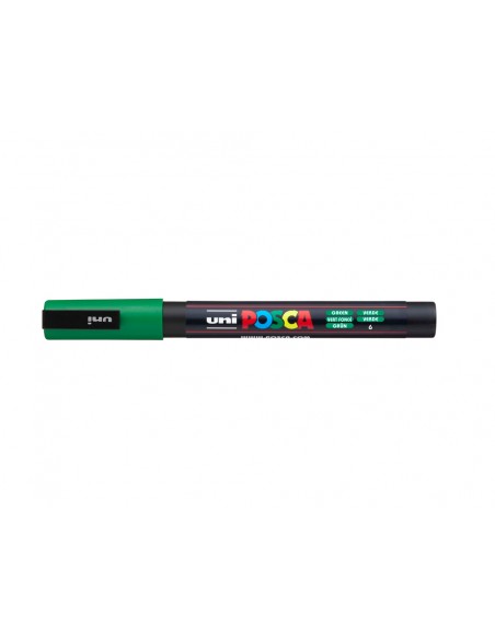 Rotulador uni posca pc-3m verde