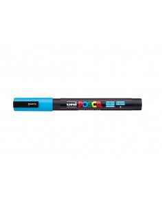 Rotulador uni posca pc-3m azul claro