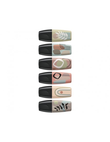 Rotulador stabilo boss mini naturevibes estuche de 6 unidades colores surtidos