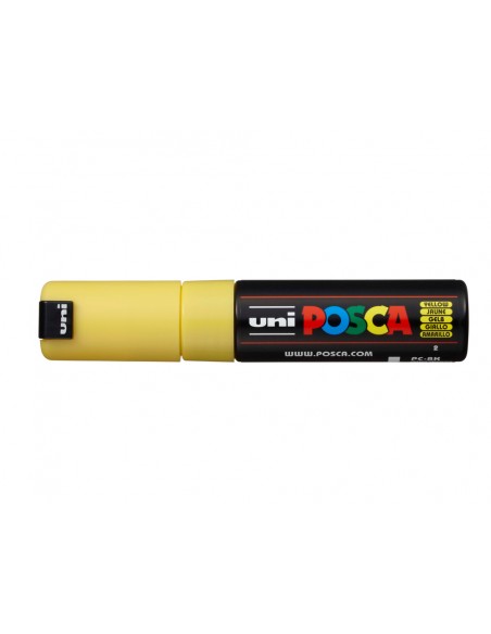Rotulador uni posca 8 mm pc-8k amarillo