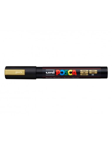 Rotulador uni posca 1,8 - 2,5 mm pc-5m oro
