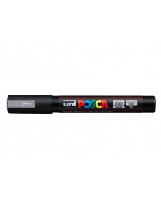 Rotulador uni posca 1,8 - 2,5 mm pc-5m plata