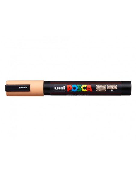 Rotulador uni posca 1,8 - 2,5 mm pc-5m naranja claro