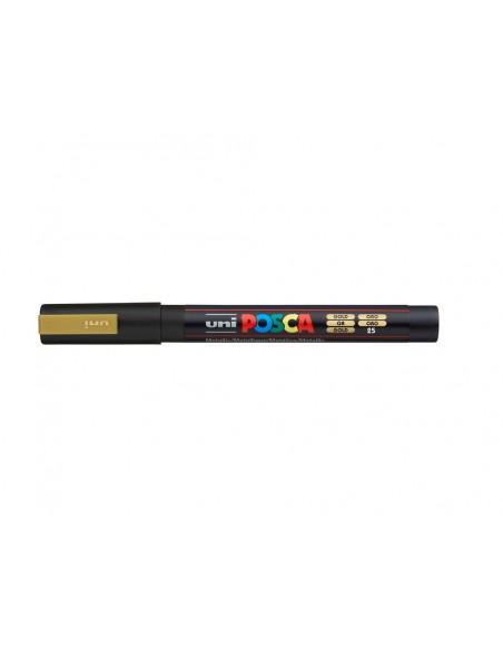 Rotulador uni posca 0,9 - 1,3 mm pc-3m oro