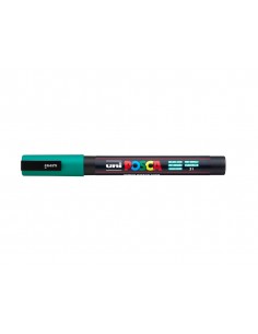 Rotulador uni posca 0,9 - 1,3 mm pc-3m esmeralda