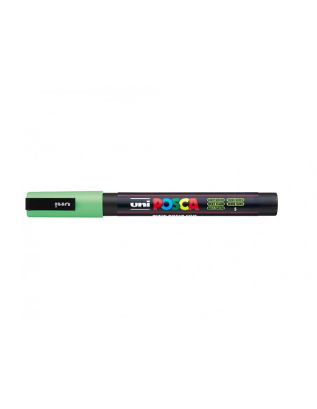 Rotulador uni posca 0,9 - 1,3 mm pc-3m verde claro