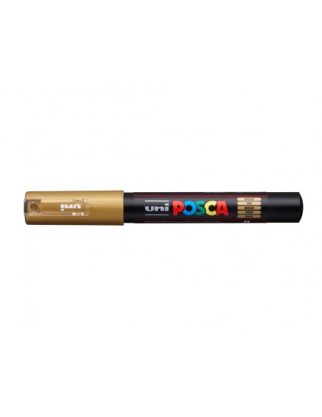 Rotulador uni posca 0,7 mm pc-1m oro