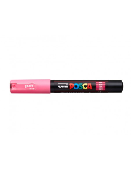 Rotulador uni posca 0,7 mm pc-1m rosa