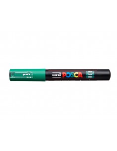 Rotulador uni posca 0,7 mm pc-1m verde