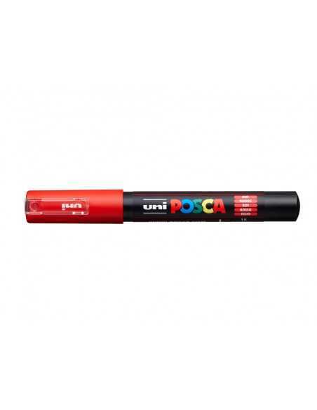 Rotulador uni posca 0,7 mm pc-1m rojo