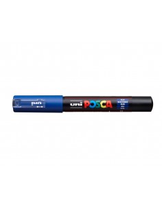 Rotulador uni posca 0,7 mm pc-1m azul