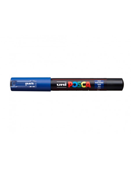 Rotulador uni posca 0,7 mm pc-1m azul