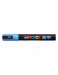 Rotulador uni posca pc-5m marcador de pintura punta conica 1,8-2,5 mm azul cielo