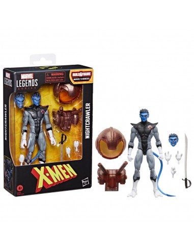Figura hasbro marvel legends series build a figure marvels nemesis x - men nightcrawler
